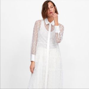 ZARA TULLE DOT DRESS